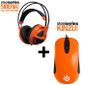 CASQUE  - MICROPHONE Steelseries Siberia v2 Orange + Kinzu v2 Orange
