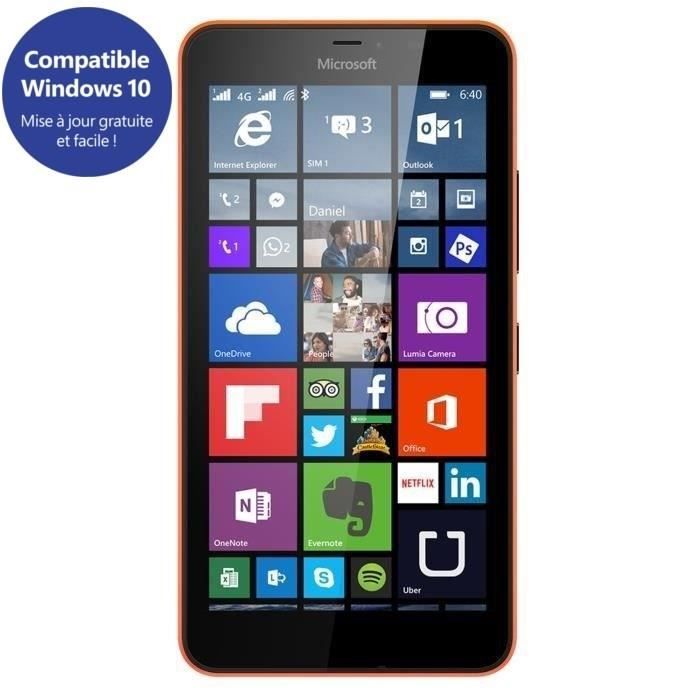 lumia 640 xl 4g double sim orange smartphone, prix pas cher Soldes