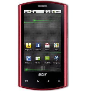 SMARTPHONE ACER LIQUID E Froyo Rouge