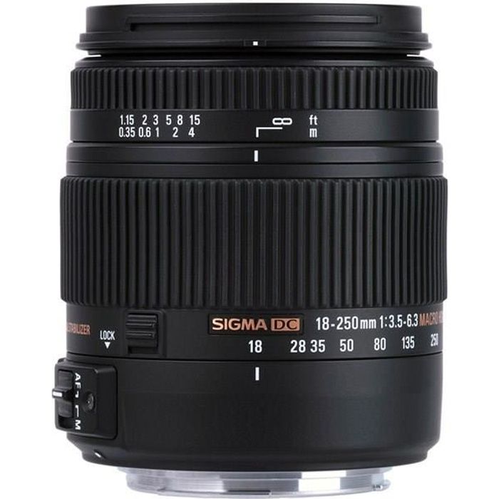 Sigma 18 250mm F3.5 6.3 DC MACRO OS HSM Canon