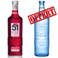 Apéritif anisé Pastis 51 rosé (70cl) 35°  carafe offerte