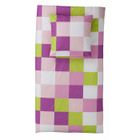 PARURE DE COUETTE Parure Housse 140x200 + Taie 65x65 ROSE