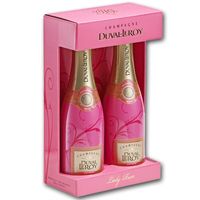  Coffret Duval-Leroy Twin Lady Rose