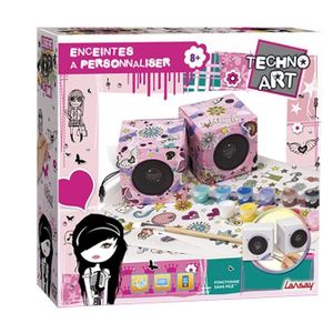 PACK ART GRAPHIQUE  Techno Art Enceintes A Personnaliser Roses