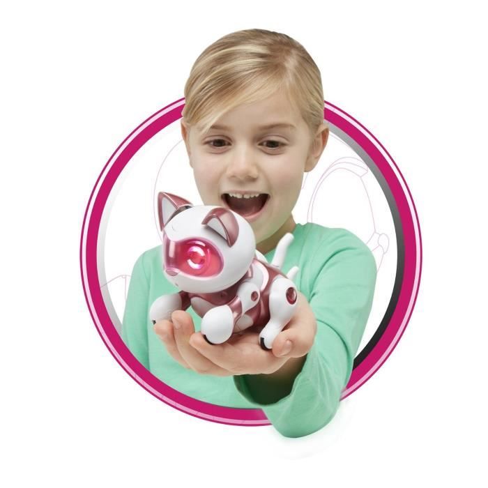Animal Intéractif Teksta New Born Chat Rose - Achat Animal Intéractif Teksta New Born Chat Rose - Achat