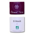 VIN ROSE Element Terre Syrah Rosé Bio