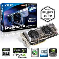 CARTE GRAPHIQUE MSI GTX580 1.5Go Twin FrozrII OC