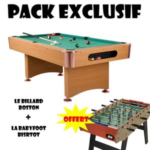 Billard Boston + Baby Foot Bistrot OFFERT
