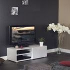  MANGO Banc TV 96cm 2 niches 1 tiroir