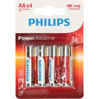 PILES PHILIPS Piles LR6 / AA Powerlife Alcaline - 1,5 V PILES PHILIPS Piles LR6 / AA Powerlife Alcaline - 1,5 V