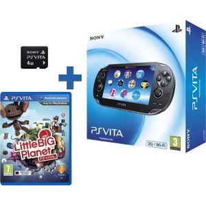 PS VITA PS VITA 3G+ LITTLE BIG PLANET+ CARTE MEMOIRE 4GO