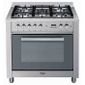 CUISINIÈRE - PIANO HOTPOINT CP 98 SP6 F/HA X - Cuisinière 90x60