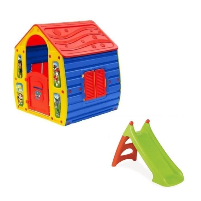 Maison Pat Patrouille + Toboggan Achat / Vente extérieure