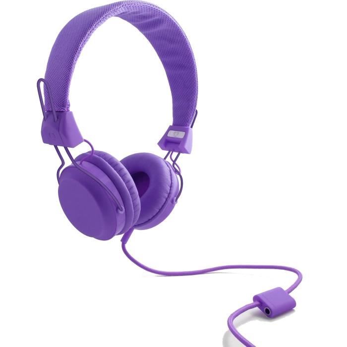 WIZE & OPE Purple Casque Audio