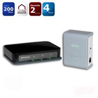 COURANT PORTEUR - CPL Netgear Pack CPL 200 HD XAVB1004