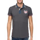 POLO  DEELUXE Polo Homme Gris