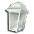 APPLIQUE EXTERIEURE 1/2 APPLIQUE MURALE JUNIOR BLANCHE E27 60W
