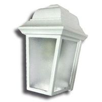 APPLIQUE EXTERIEURE 1/2 APPLIQUE MURALE JUNIOR BLANCHE E27 60W