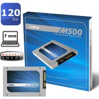 DISQUE DUR SSD Crucial 120Go SSD 2,5" M500