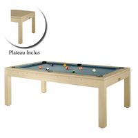 BILLARD ET PIECES DETACHEES Billard Charme Chêne + Drap Bleu
