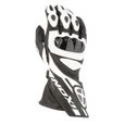 GANTS - SOUS-GANTS IXON Gants été RS ONE PODIUM HP Blancs et Noirs