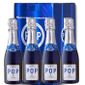 CHAMPAGNE Champagne Pommery Pop : coffret 4 bouteilles 20cl.