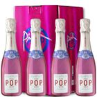 CHAMPAGNE Champagne Pommery Pink Pop : 4 bouteilles 20cl.