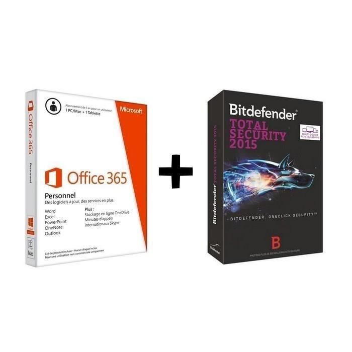 Pack Microsoft Office 365 + Antivirus Bitdefender