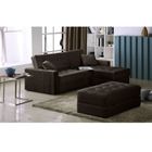  OTTO canapé d'angle droit convertible Chocolat