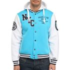 SWEATSHIRT GANGSTER UNIT Sweat All In Homme Turquoise et b...