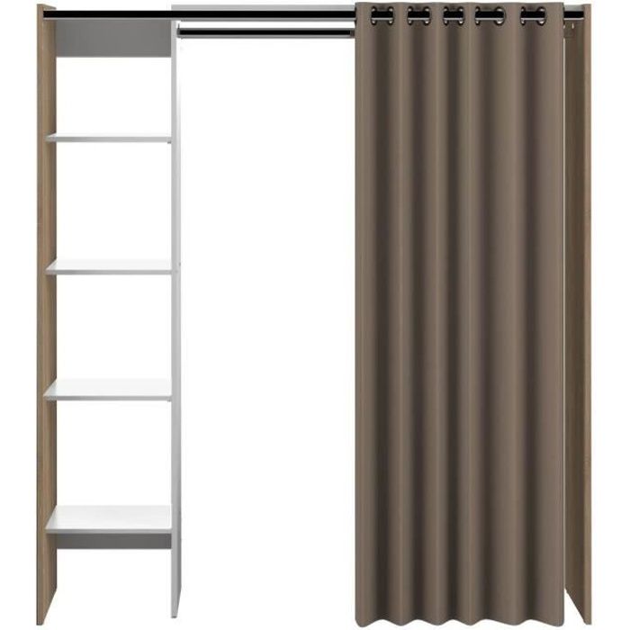 Dressing achat / vente dressing pas cher cdiscount Armoire dressing angle ikea