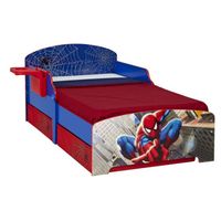  Lit Enfant Spiderman Avec Rangement - 70 x 140
