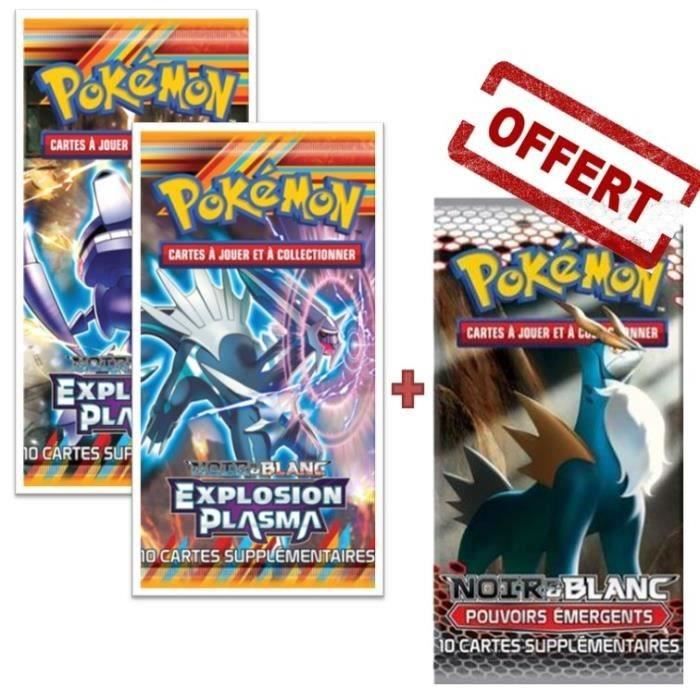POKEMON XY Pack 3 boosters NOIR ET BLANC Achat / Vente carte a collectionner Cdiscount