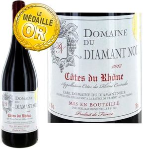 VIN ROUGE Domaine du Diamant Noir Rhône 2012 x1 VIN ROUGE Domaine du Diamant Noir Rhône 2012 x1