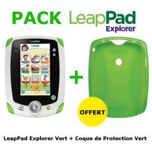 CONSOLE ÉDUCATIVE LeapPad Tablette Explorer Vert + Coque Verte CONSOLE ÉDUCATIVE LeapPad Tablette Explorer Vert + Coque Verte