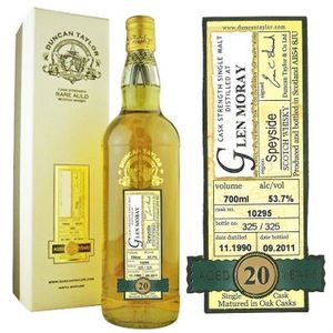 WHISKY-BOURBON-SCOTCH Glen Moray 1988 Rare Auld