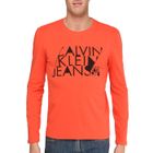  CALVIN KLEIN JEANS T-Shirt Homme Orange