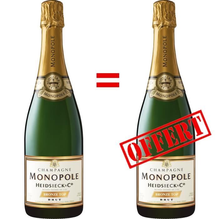 Heidsieck Monopole Cuvée des Fondateurs 75cl x2 Achat / Vente
