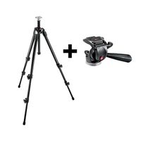 ACCESSOIRES PHOTO-OPTIQUE Manfrotto Trépied 190XDB + Rotule 391RC2