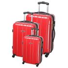SET DE VALISES TRAVEL WORLD Set de 3 valises trolley NEG