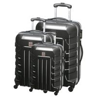  TRAVEL WORLD Set de 3 valises trolley ABK