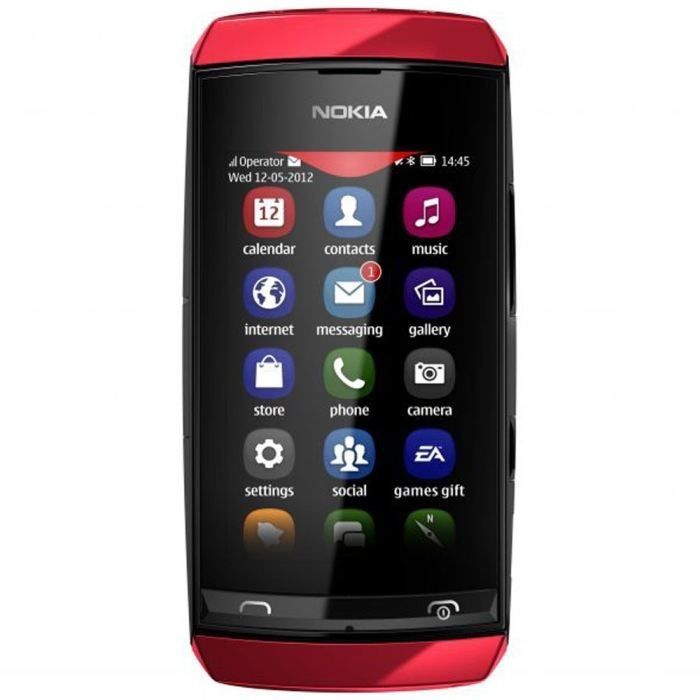 NOKIA ASHA 306 Rouge   Achat / Vente TELEPHONE PORTABLE NOKIA ASHA 306