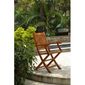 CHAISE - FAUTEUIL JARDIN  VICTORIA 2 Fauteuils pliants en eucalyptus