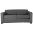 CANAPÉ RODEO Canapé 3 places convertible microfibre gris