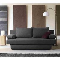 BZ - CLIC-CLAC - SOFA  SACHA banquette 3 places convertible gris