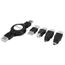 Konig Cordon rétractable USB AM vers Mini USB 5 PI