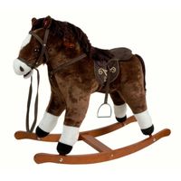 JOUET À BASCULE Cheval A Bascule Marron
