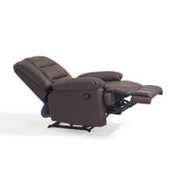 FAUTEUIL  Fauteuil de relaxation Marron Foncé en PU