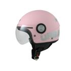  AMX Casque Jet Urban Street Déco Rose mat