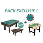 BILLARD Billard à Plateau Falcone +BabyFoot Calcio Offert